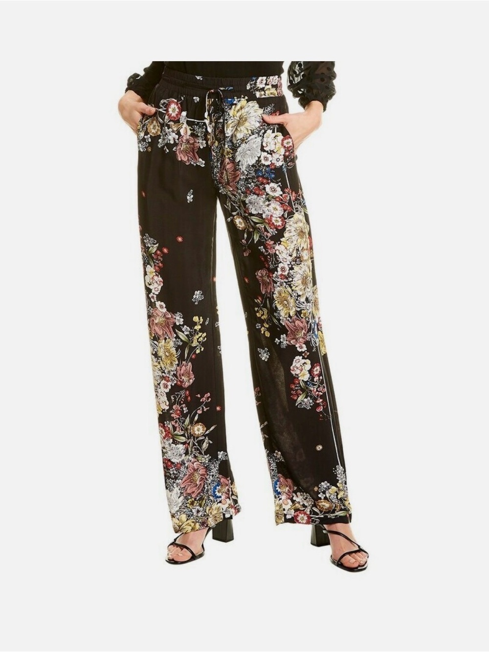 Industry Floral Wide Leg Pants